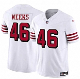 Men & Women & Youth San Francisco 49ers #46 Jon Weeks New White 2025 F.U.S.E. Vapor Untouchable Limited Stitched Jersey,baseball caps,new era cap wholesale,wholesale hats
